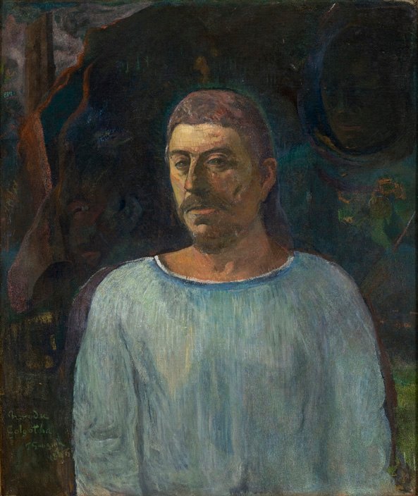 Kendinden geri çekilmiş by Paul Gauguin