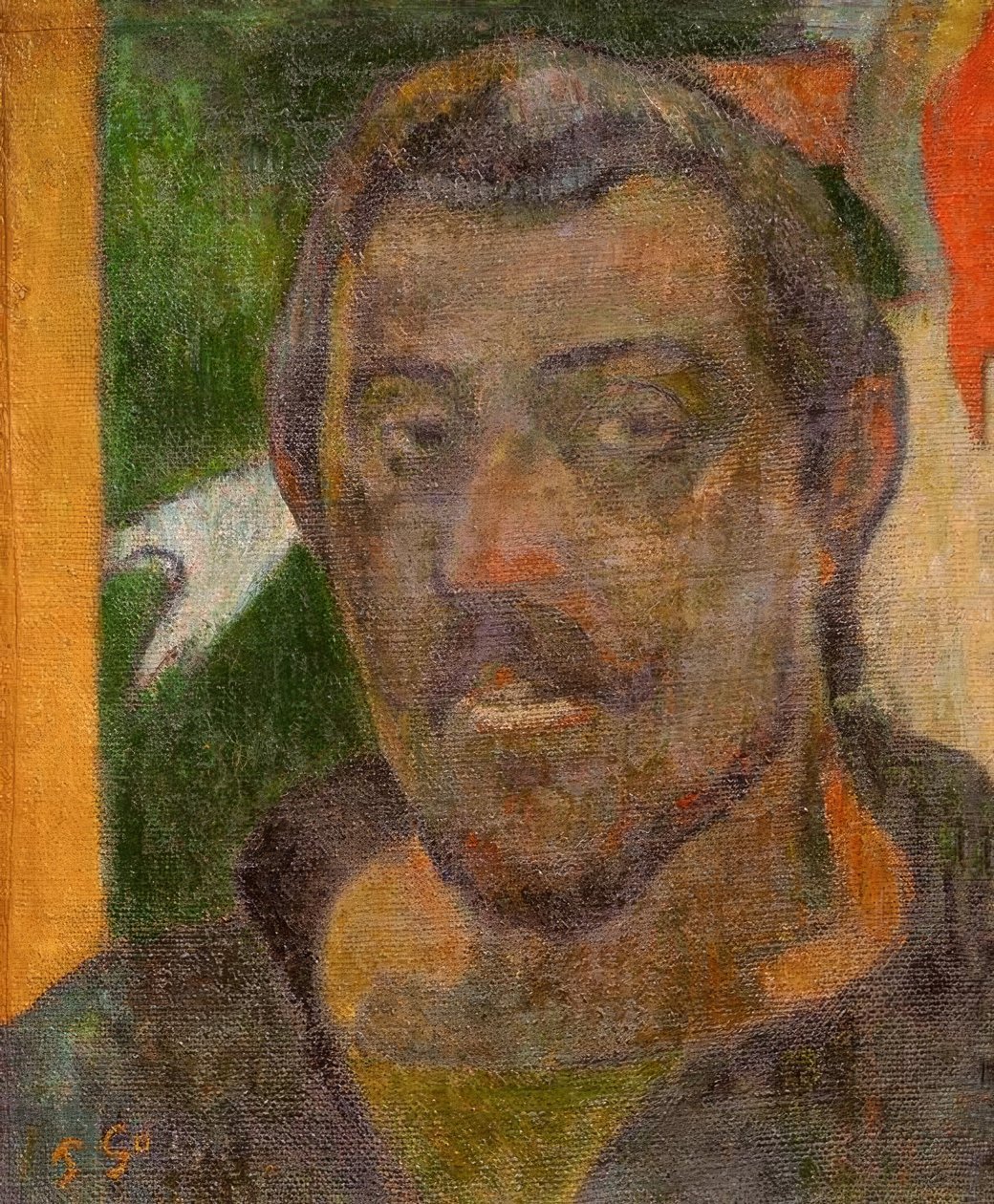 Ondine ile otoportre by Paul Gauguin