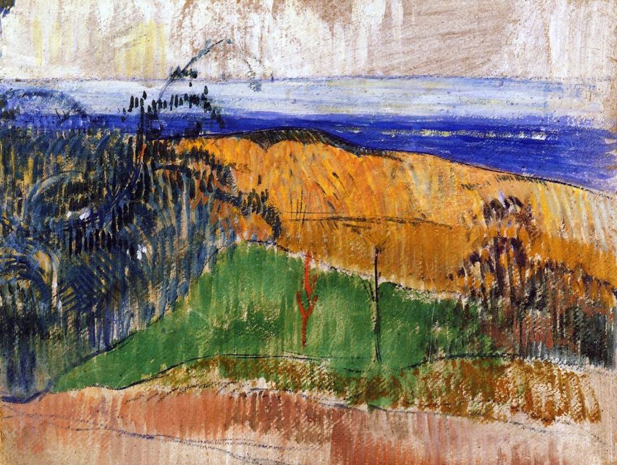Bellangenay Sahili, 1889 by Paul Gauguin