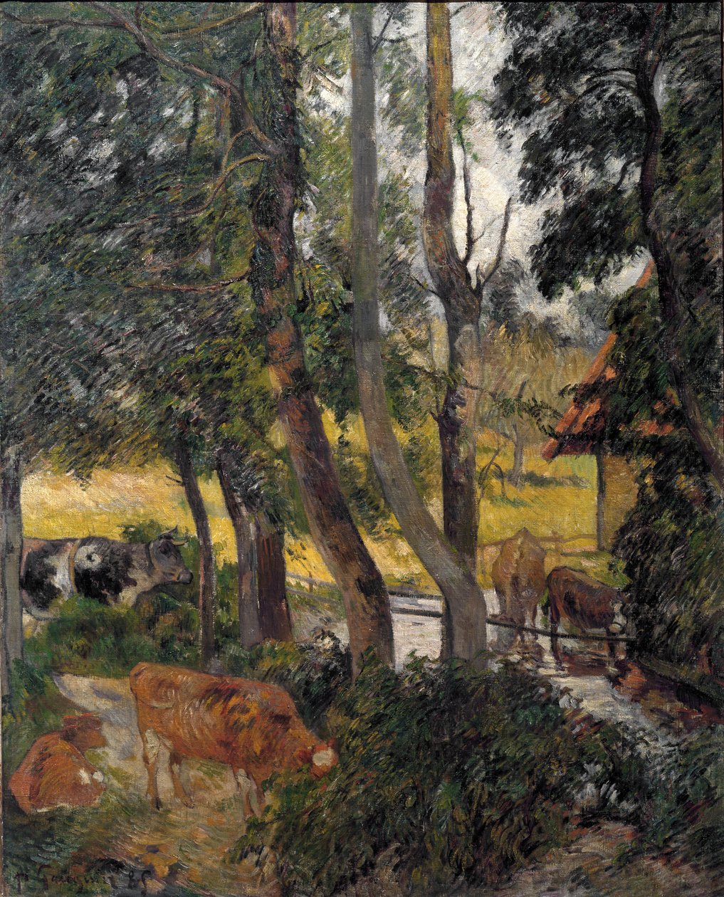 Breton Manzarası, 1885 by Paul Gauguin