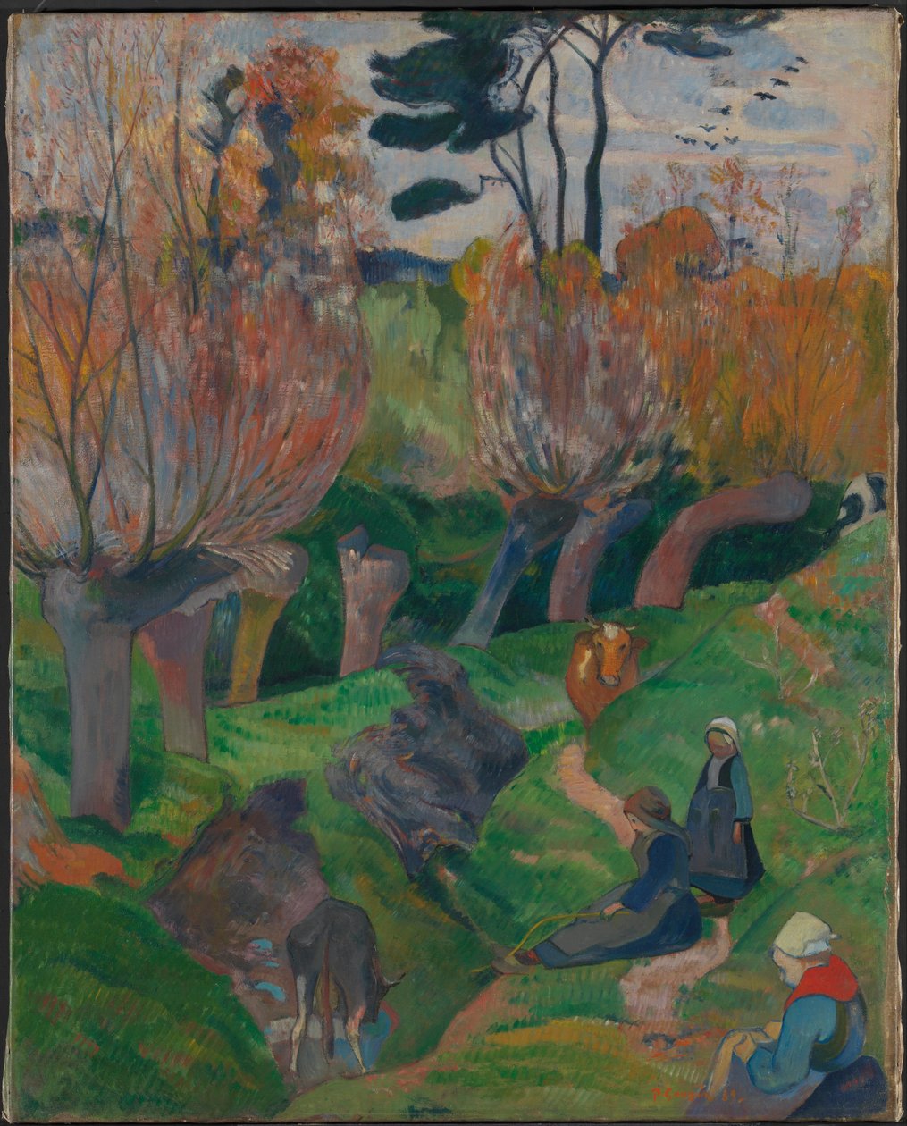 Breton Landscape, 1889  by Paul Gauguin