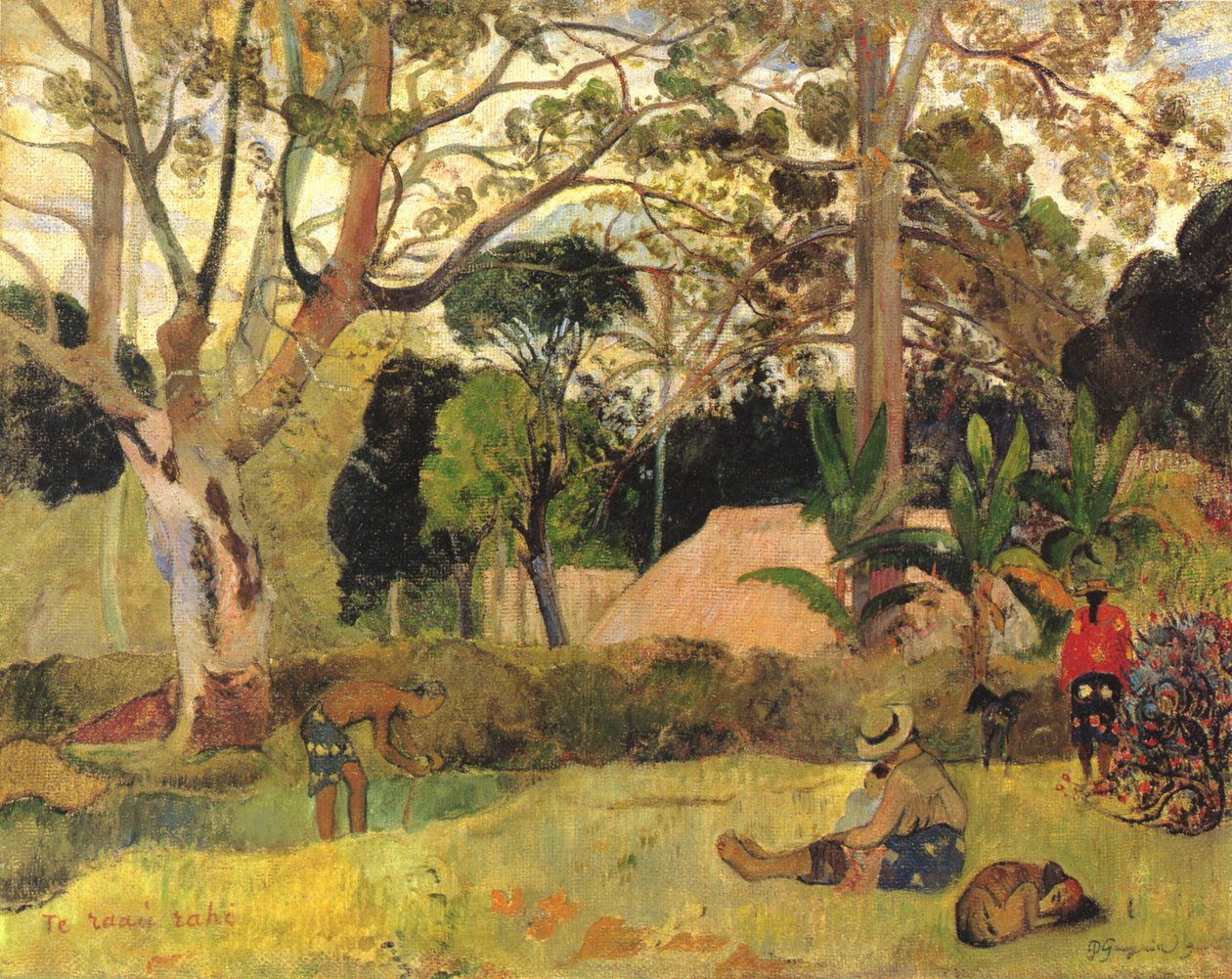 büyük ağaç III by Paul Gauguin