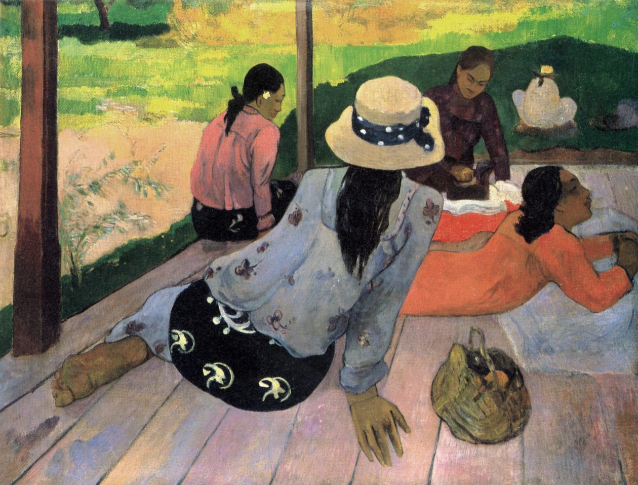 öğle tatili by Paul Gauguin