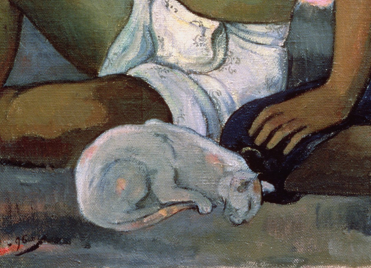 Bir Odada Eiaha Ohipa veya Tahitililer, 1896 (47617 detayı) by Paul Gauguin