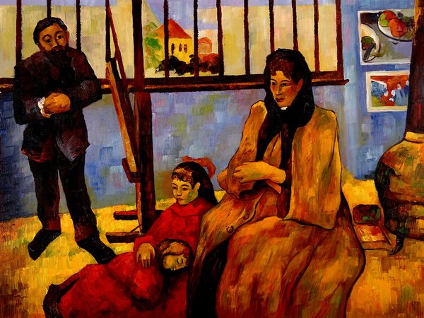 Schuffenegger ailesi by Paul Gauguin