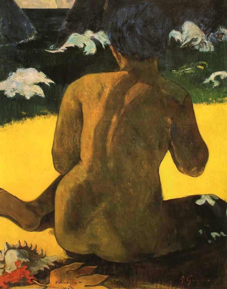 kıyıdaki kadın by Paul Gauguin