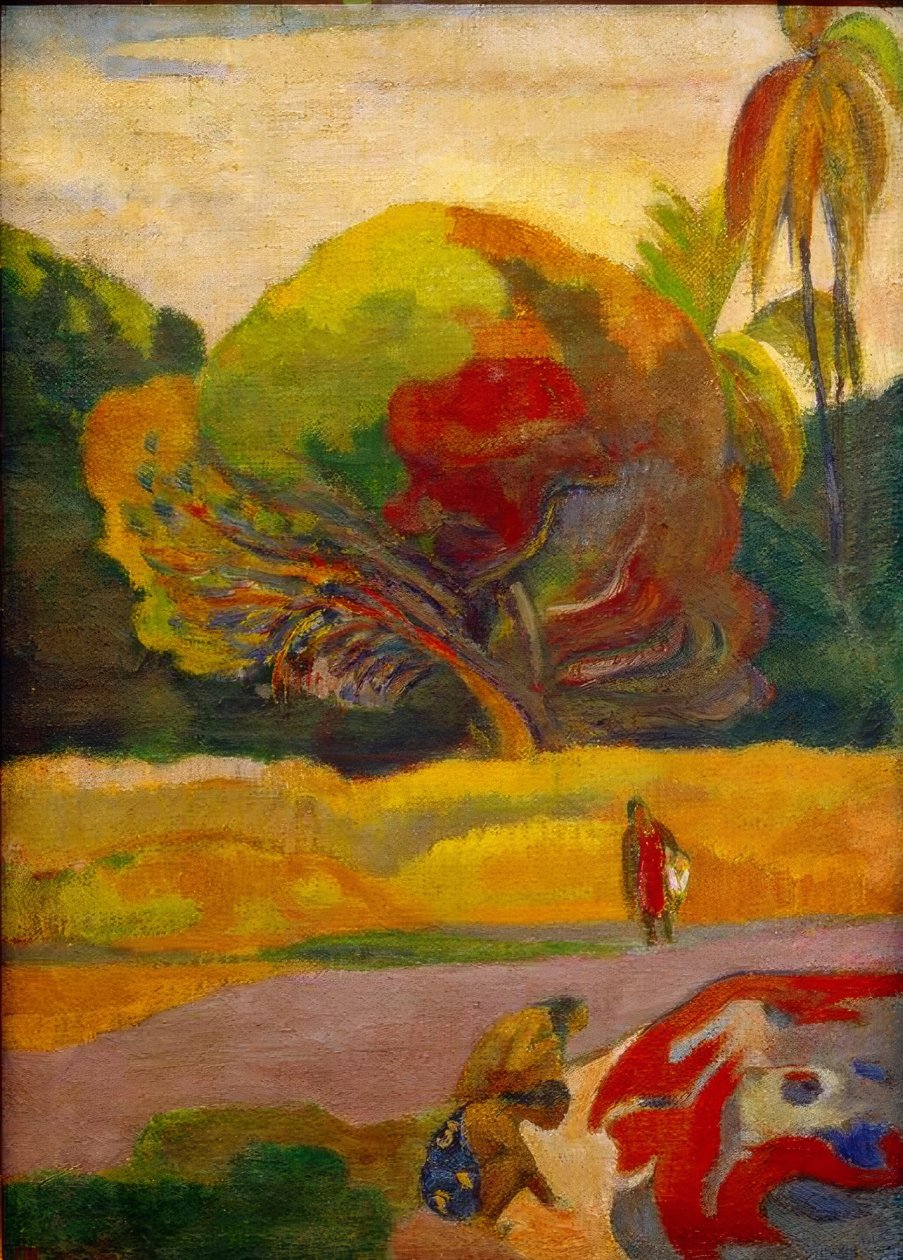 nehir kenarındaki kadınlar by Paul Gauguin