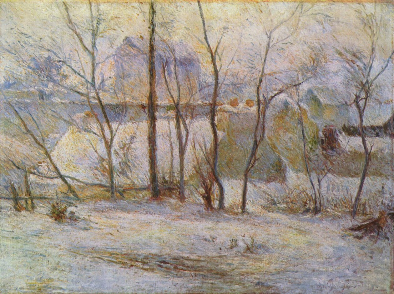 karda bahçe by Paul Gauguin