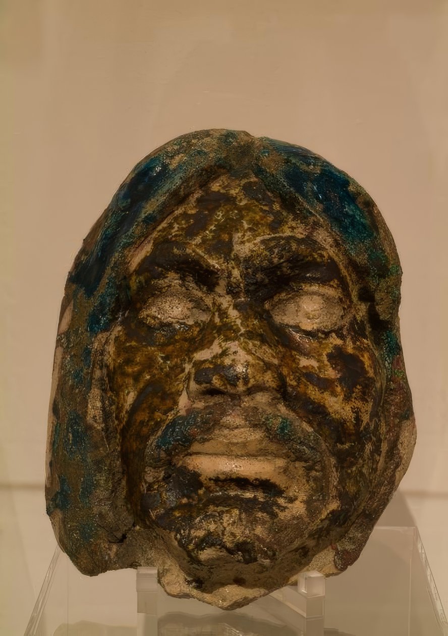 Bir vahşinin başı by Paul Gauguin