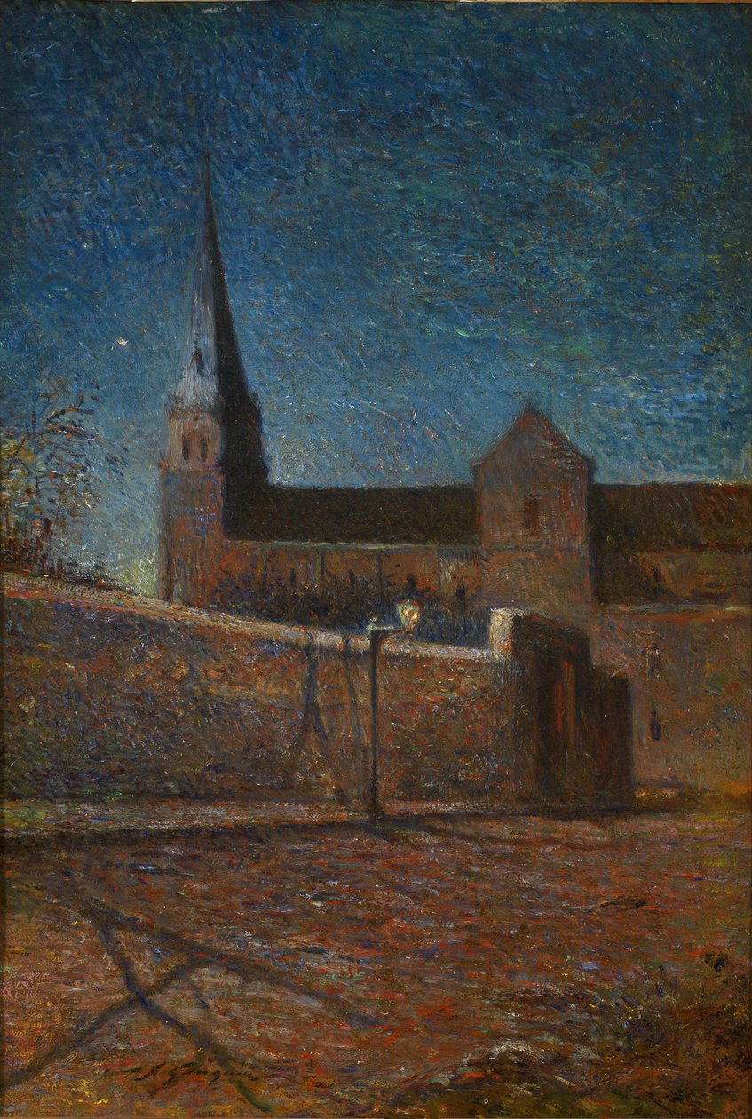 LEglise de Vaugirard by Paul Gauguin