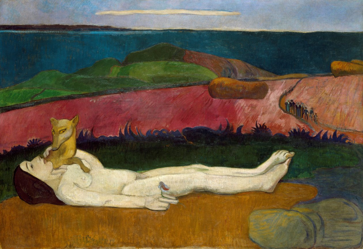 Bekaret kaybı veya baharın uyanışı by Paul Gauguin