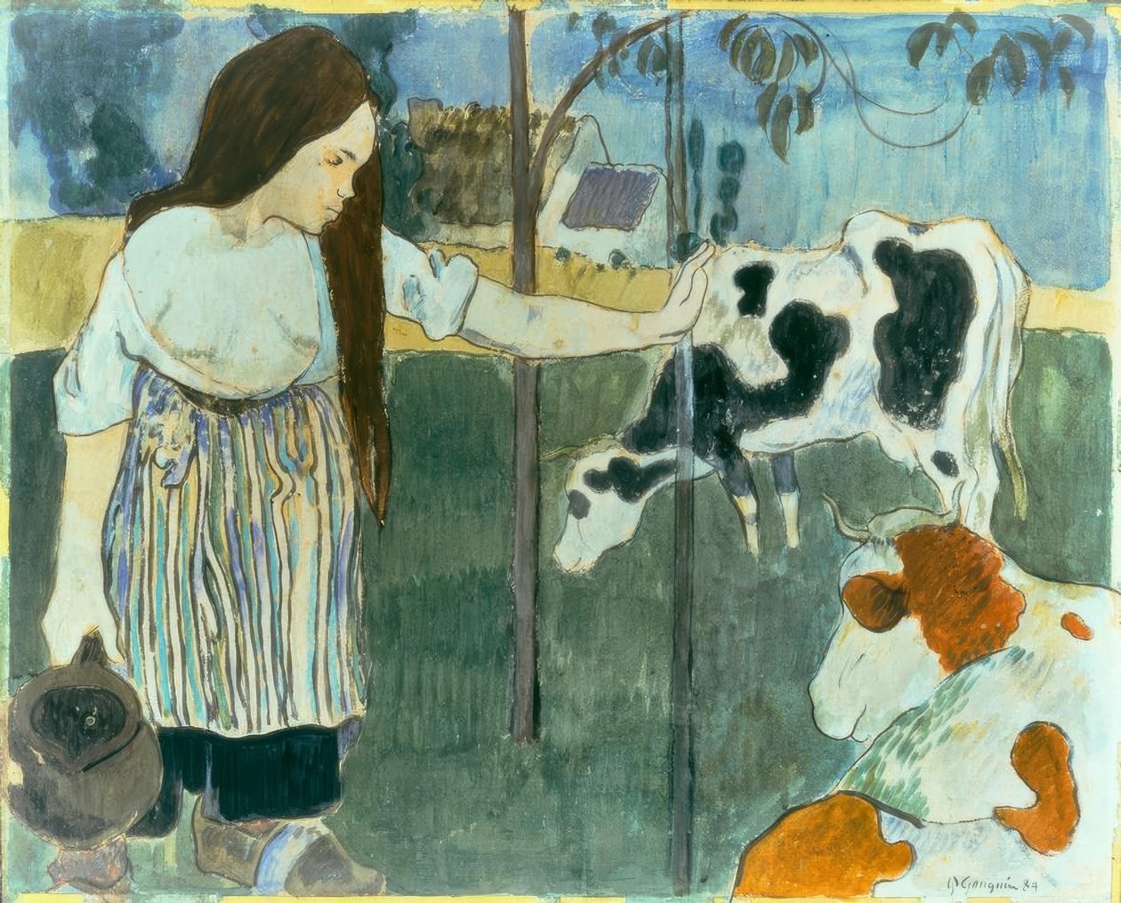 sığır by Paul Gauguin