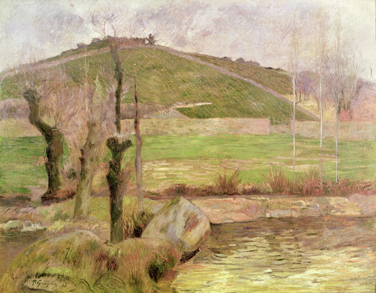 Landscape near Pont-Aven, 1888  by Paul Gauguin