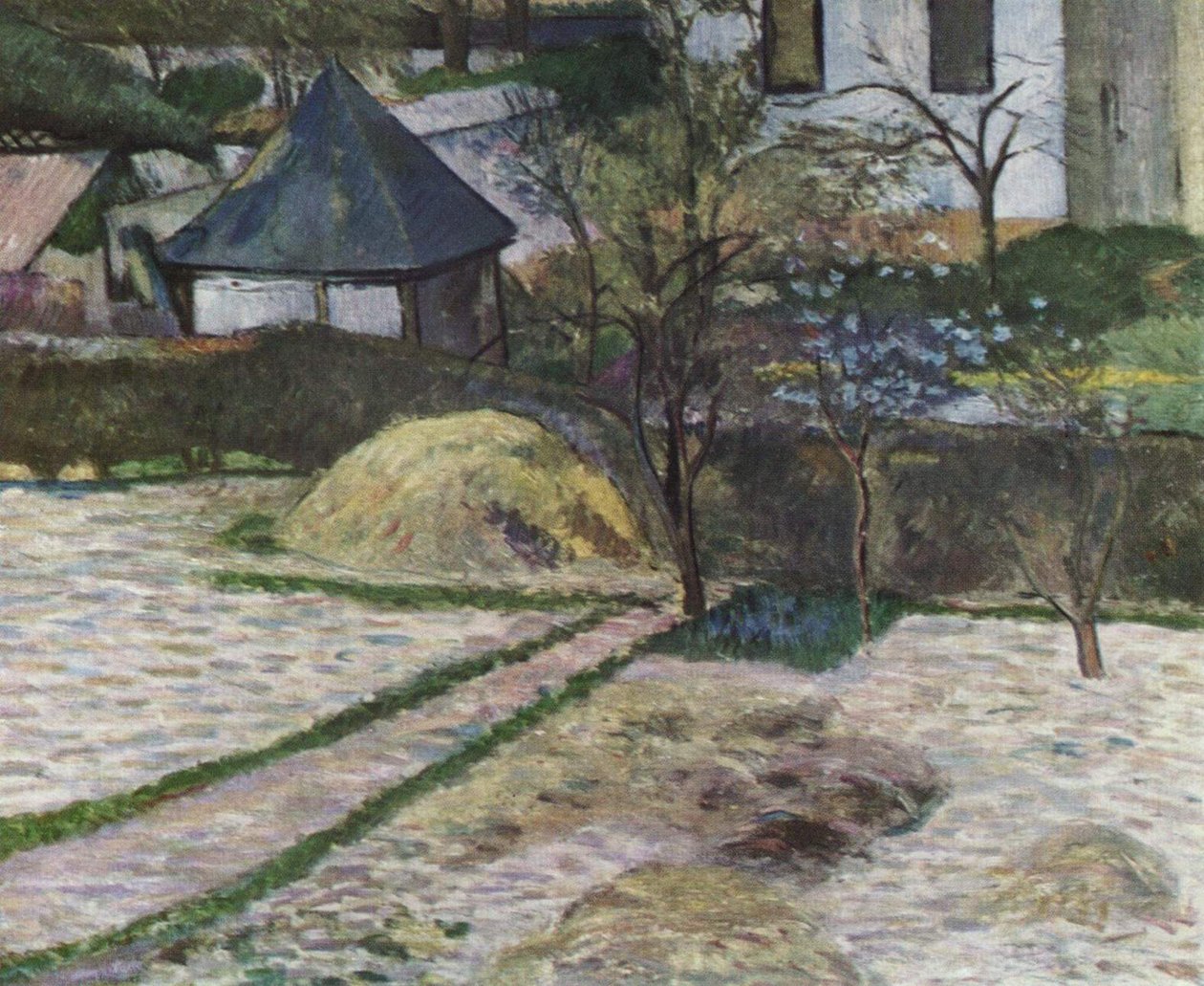 Osny yakınlarındaki manzara by Paul Gauguin