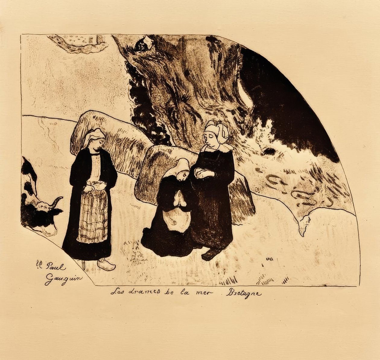 deniz dramları by Paul Gauguin
