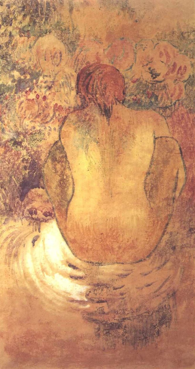 geri hareket by Paul Gauguin