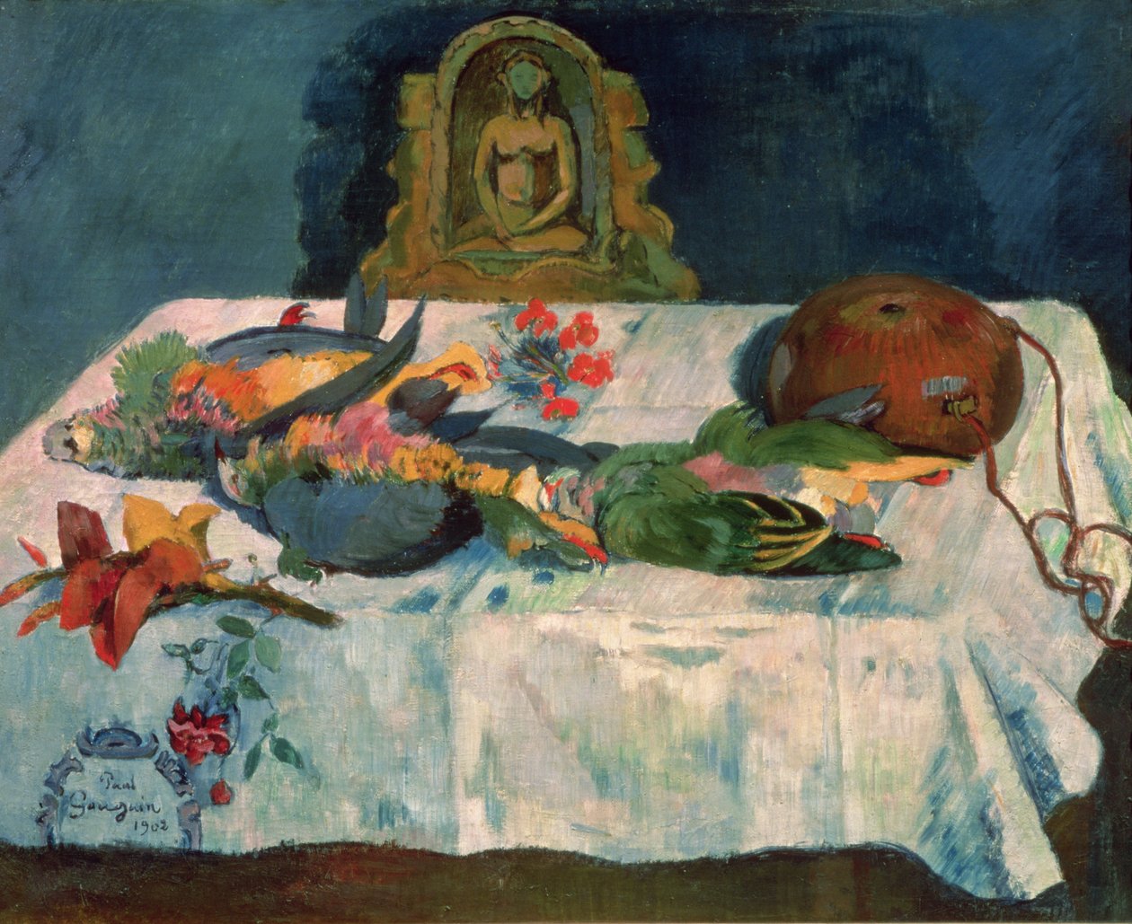 Still Life with Parrots, 1902  by Paul Gauguin