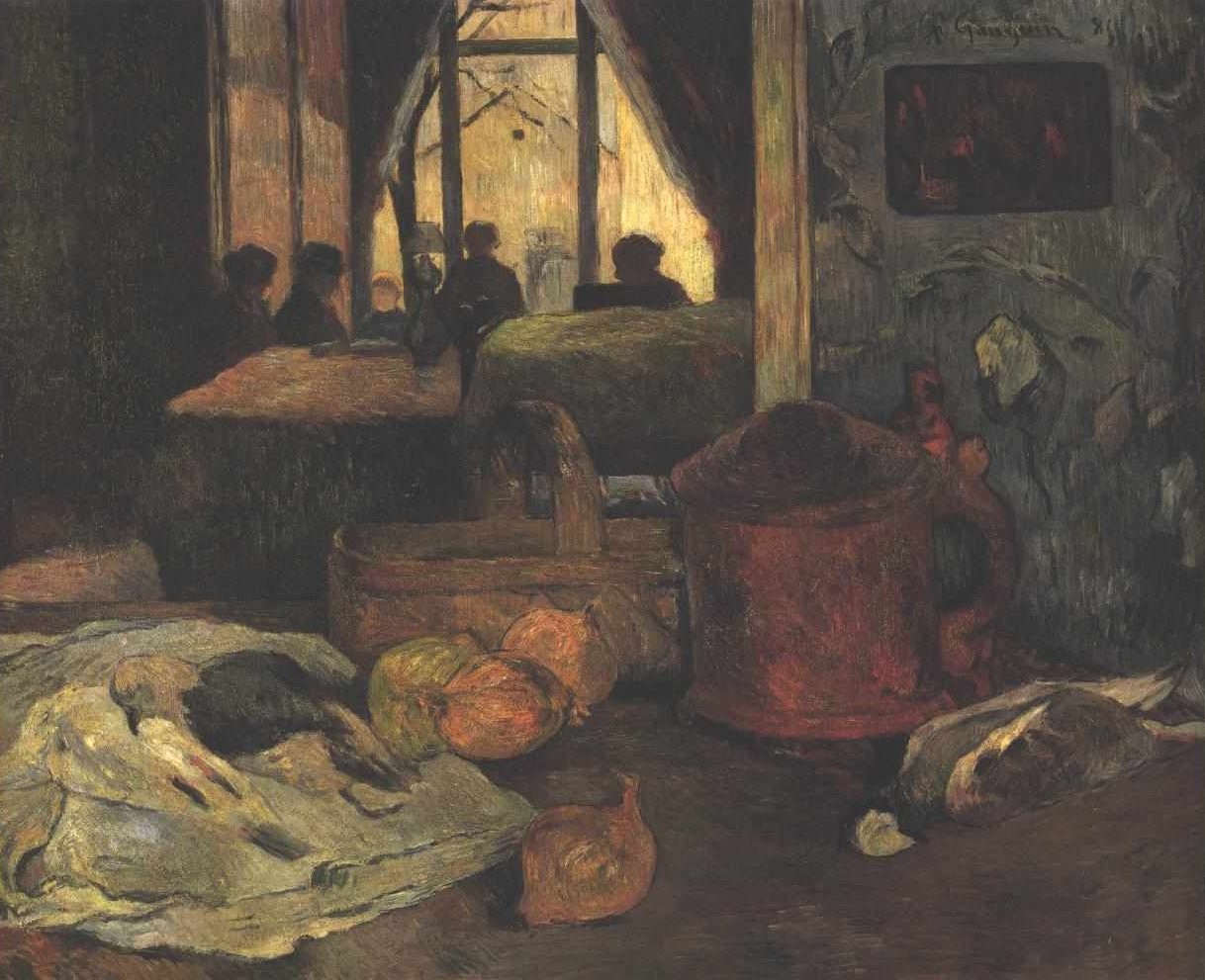 İç ile natürmort by Paul Gauguin