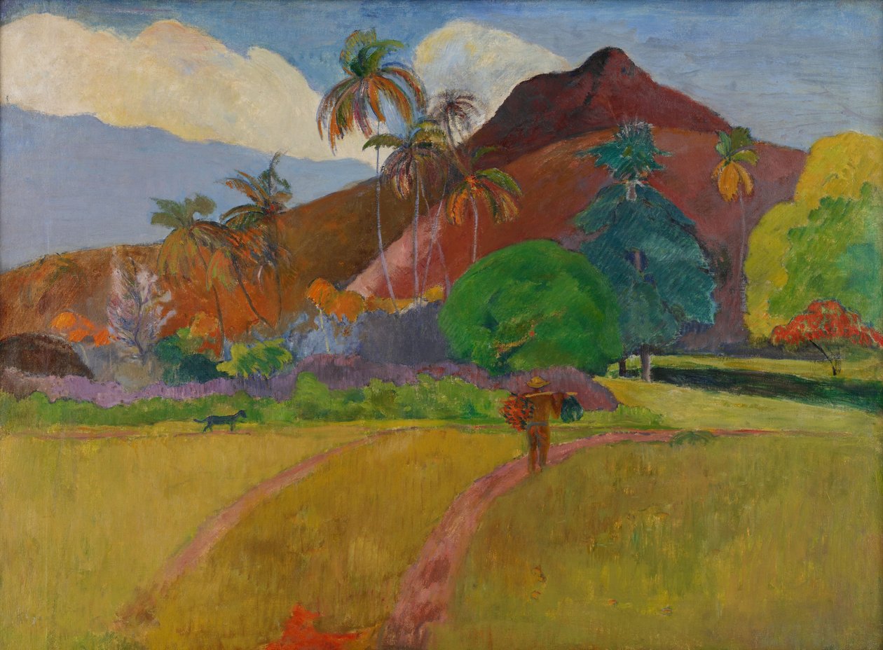 Tahiti Manzarası, 1891 by Paul Gauguin