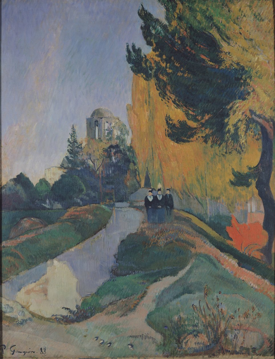 The Alyscamps, Arles, 1888  by Paul Gauguin