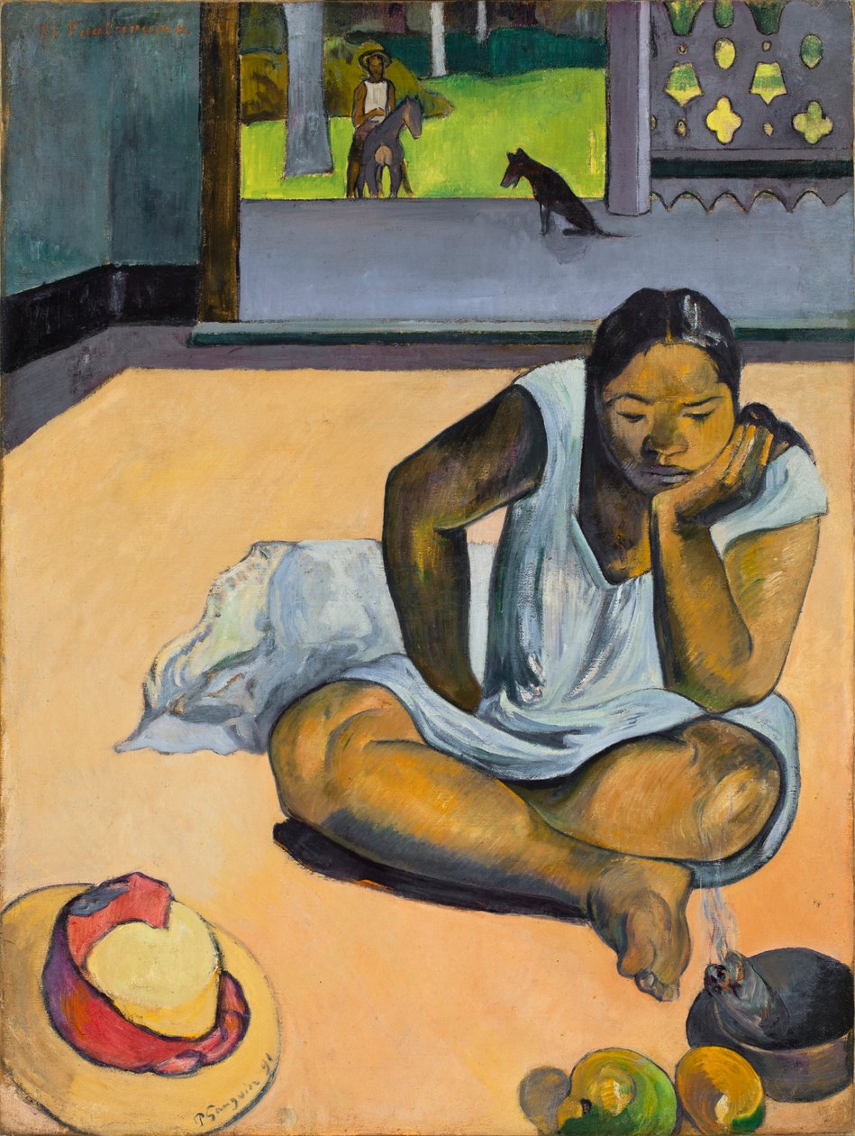 Düşünceli Kadın, 1891 by Paul Gauguin