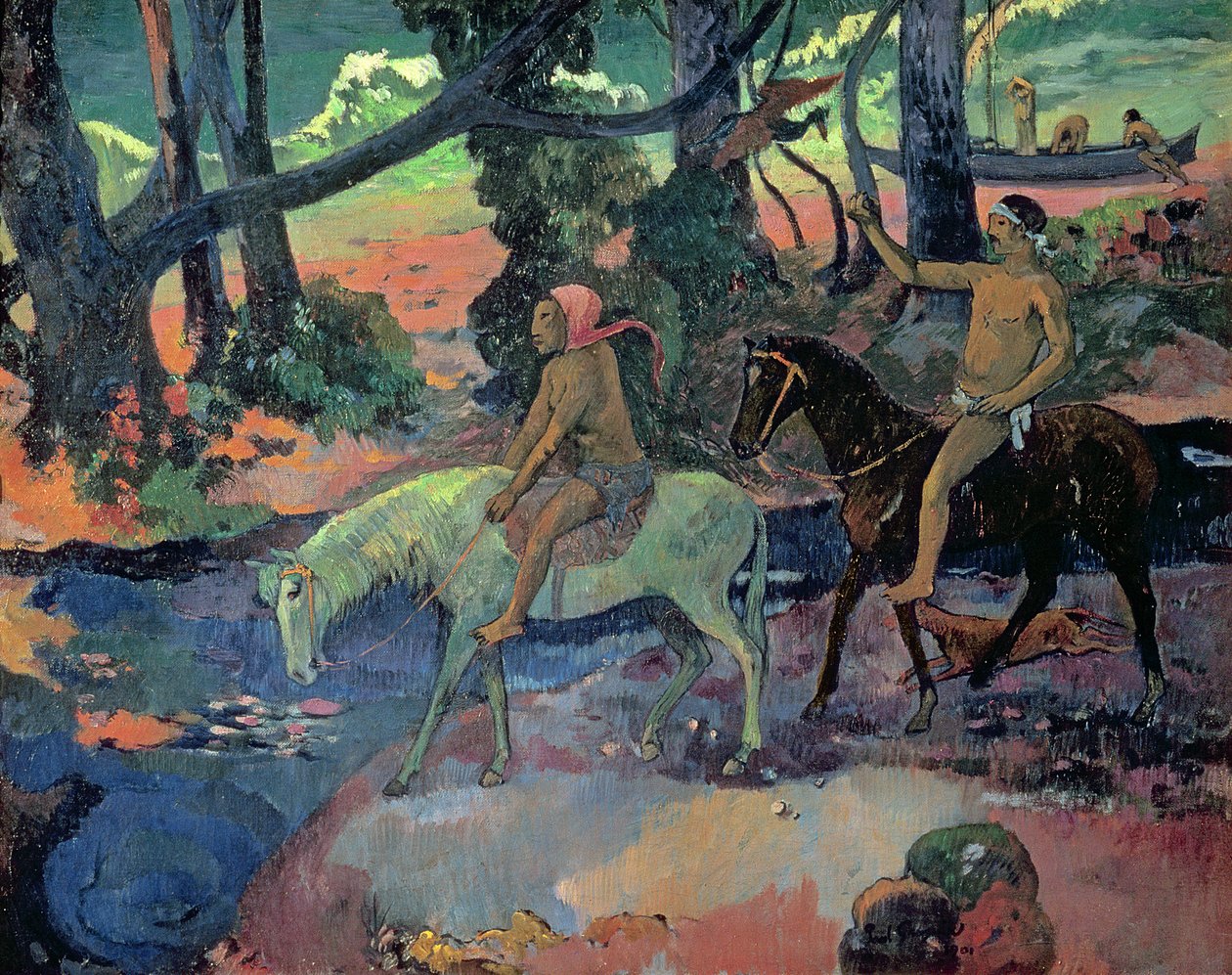 Kaçış, Ford, 1901 by Paul Gauguin