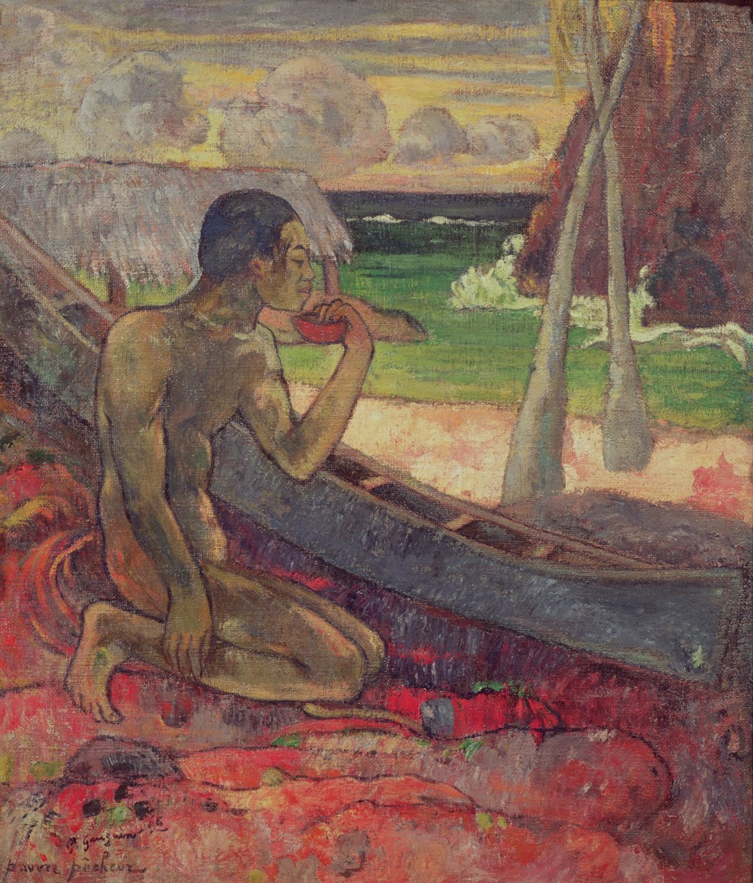 Zavallı Balıkçı, 1896 by Paul Gauguin
