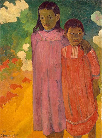 İki kız kardeş by Paul Gauguin