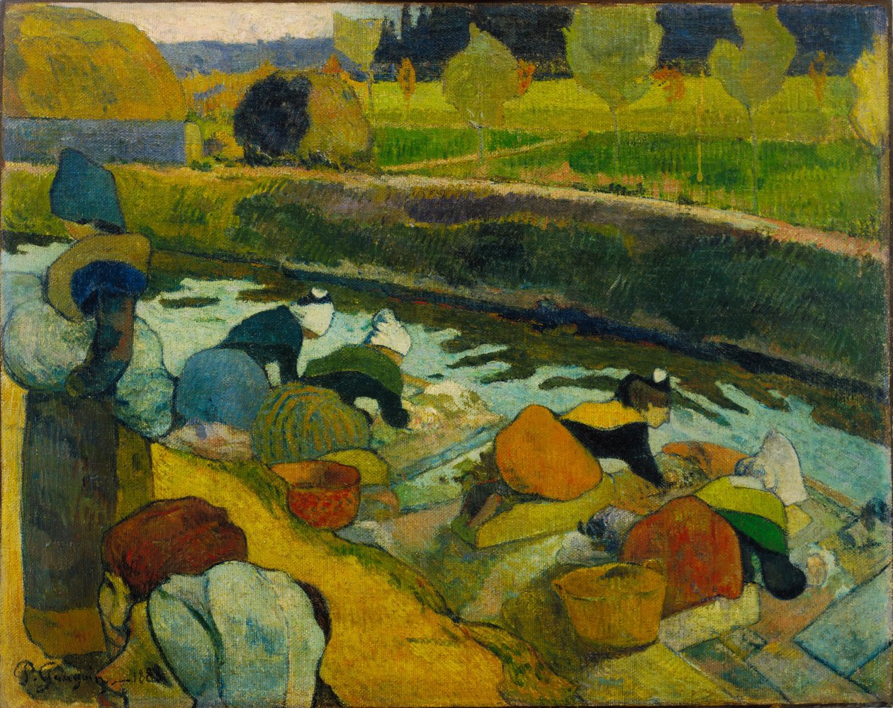 çamaşırcı kadın by Paul Gauguin