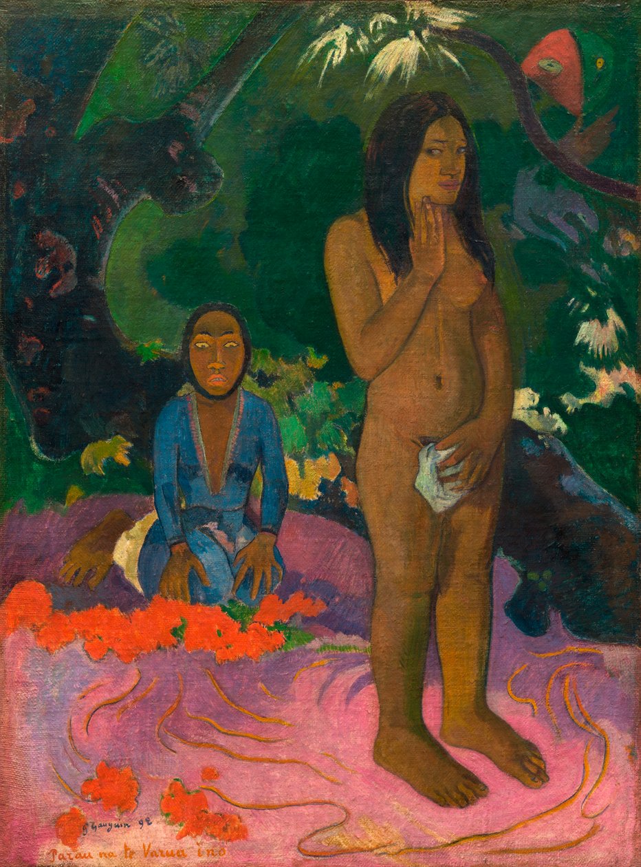 şeytanın sözleri by Paul Gauguin