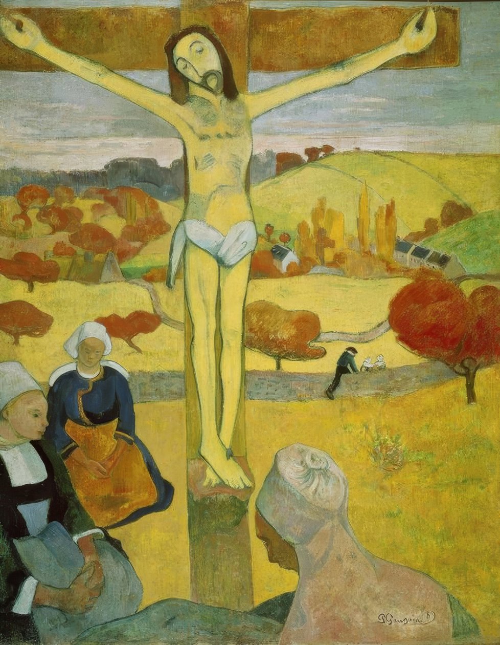 Sarı İsa - 1889 - 92 × 73 cm - tuval üzerine yağlı boya. Sanatçı: PAUL GAUGUIN. CRISTO AMARILLO olarak da bilinir. Yer: ALBRIGHT-KNOX MÜZESİ, NEW YORK by Paul Gauguin