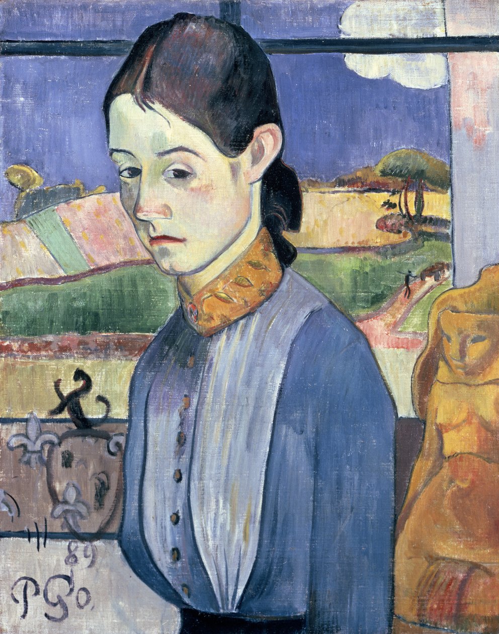 Genç Breton Kadın, 1889 by Paul Gauguin
