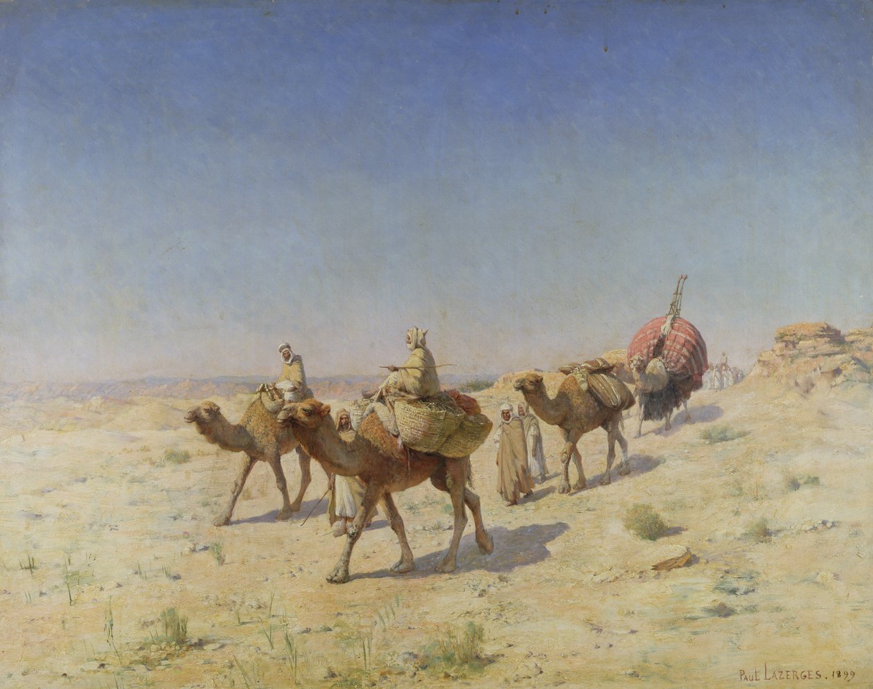 Bir Deve Treni, 1899 (panel) by Paul John Baptiste Lazerges
