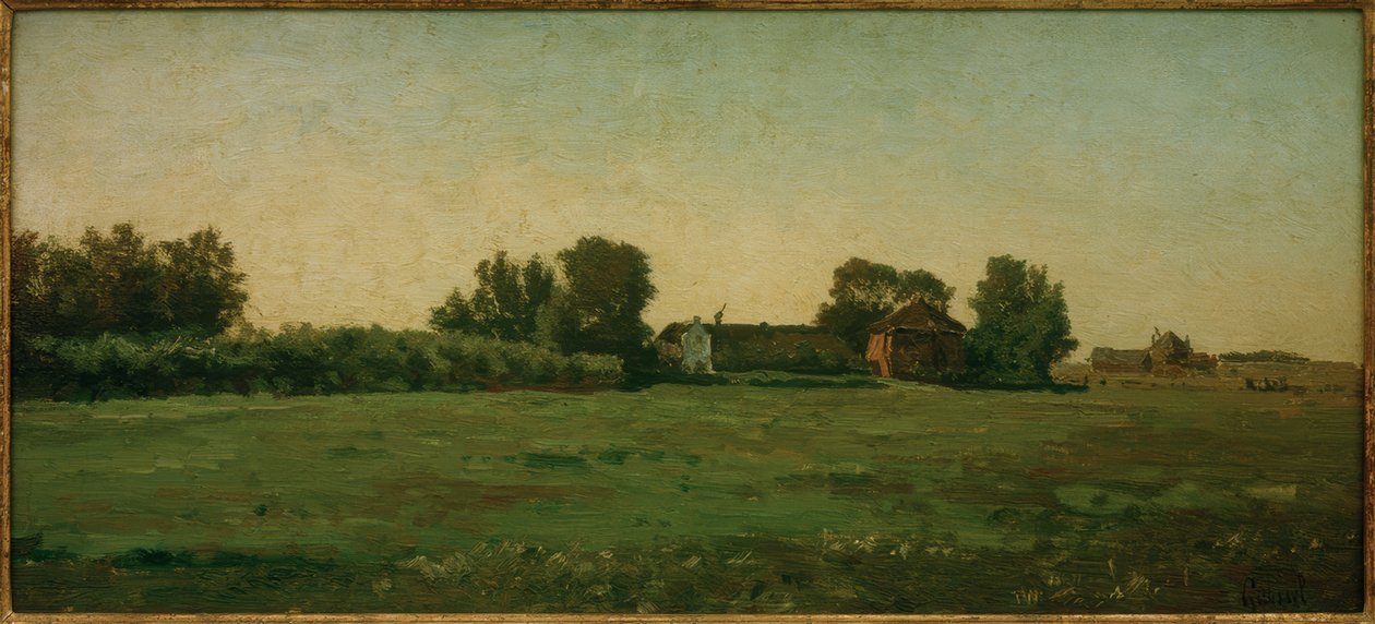 Çiftlikler ile manzara by Paul Joseph Constantin Gabriel