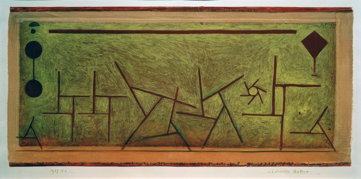 soyut bale by Paul Klee