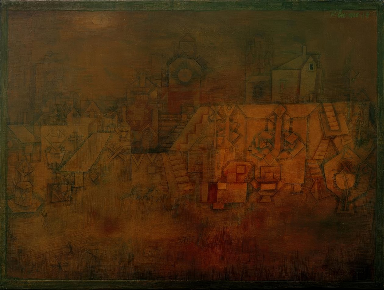 Eski mezarlık by Paul Klee