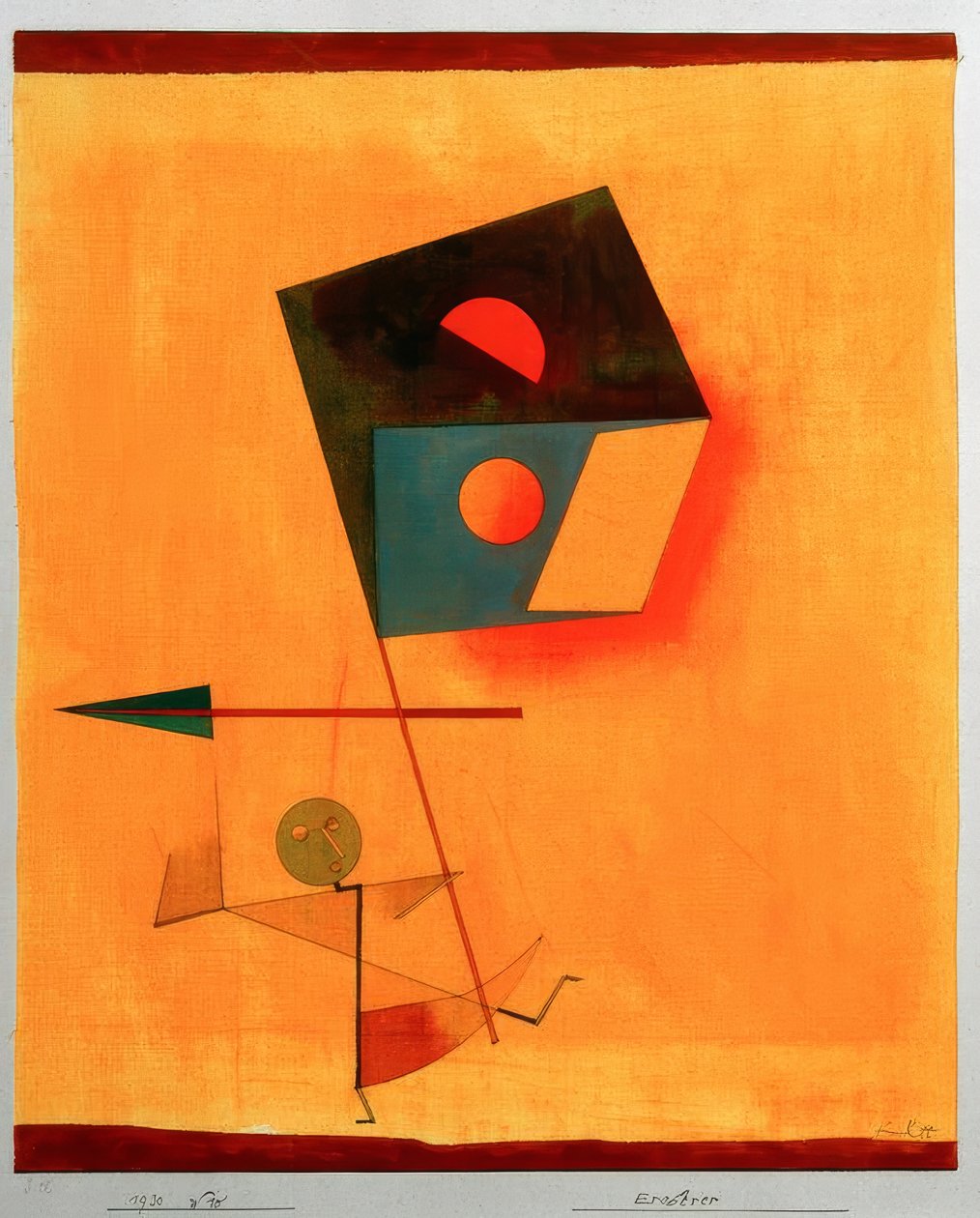 Arap şehri by Paul Klee