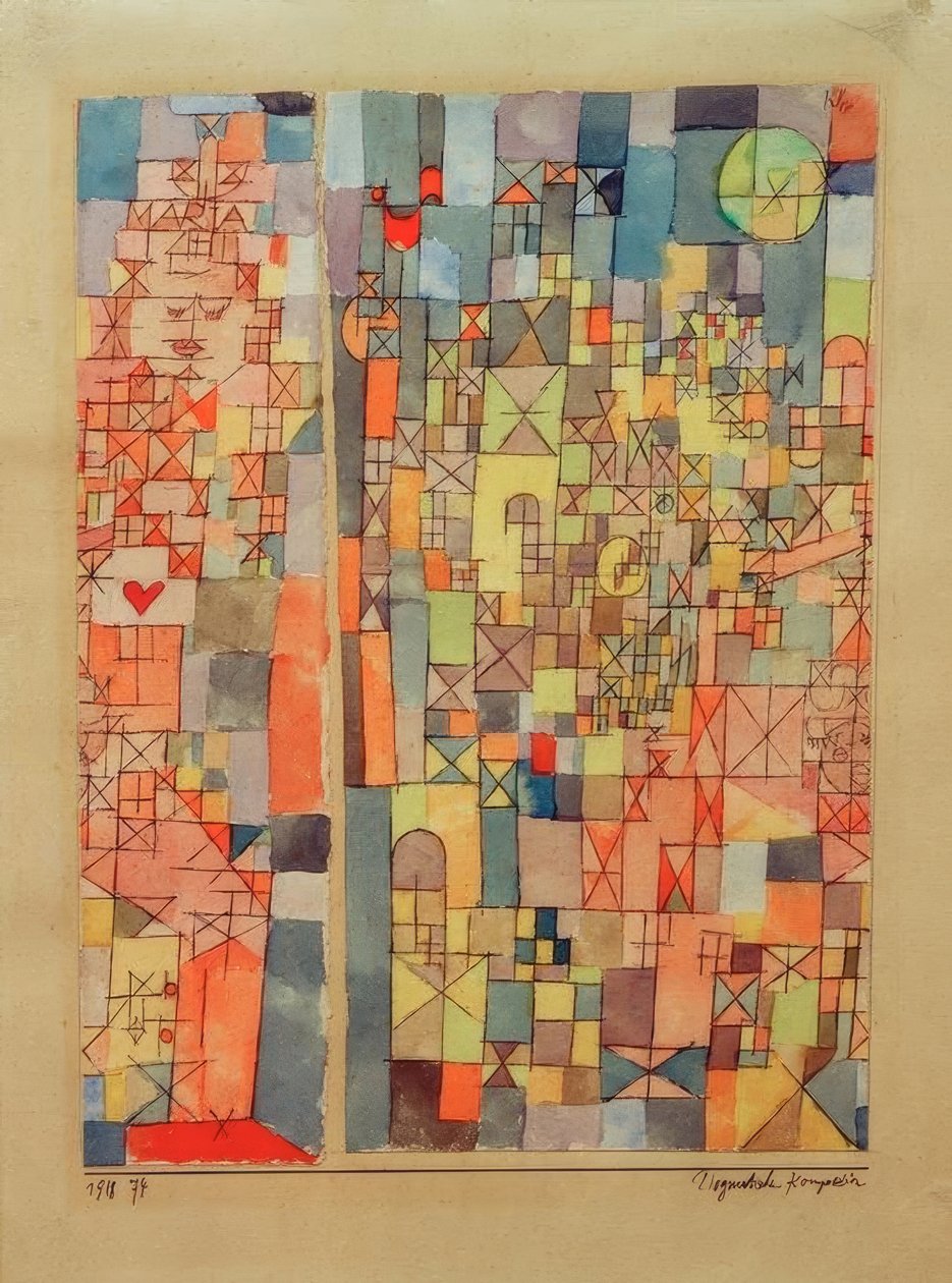dogmatik kompozisyon by Paul Klee