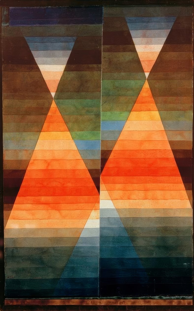 Çift çadır by Paul Klee