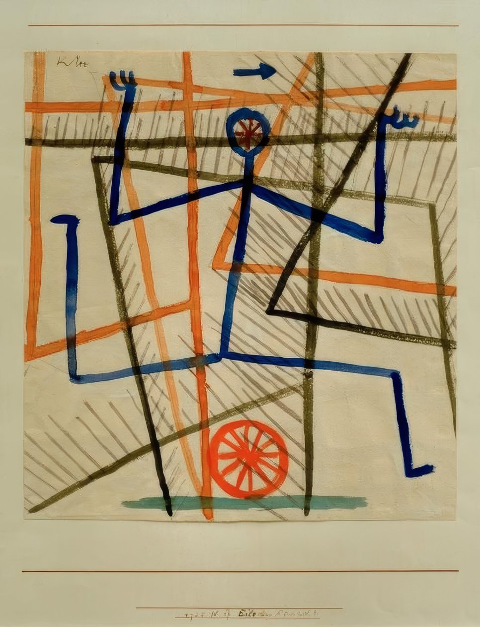 düşünmeden acele et by Paul Klee