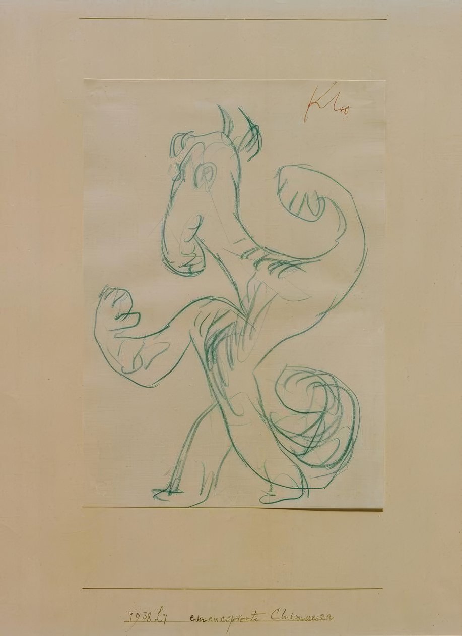 Emancipierte Kimera by Paul Klee