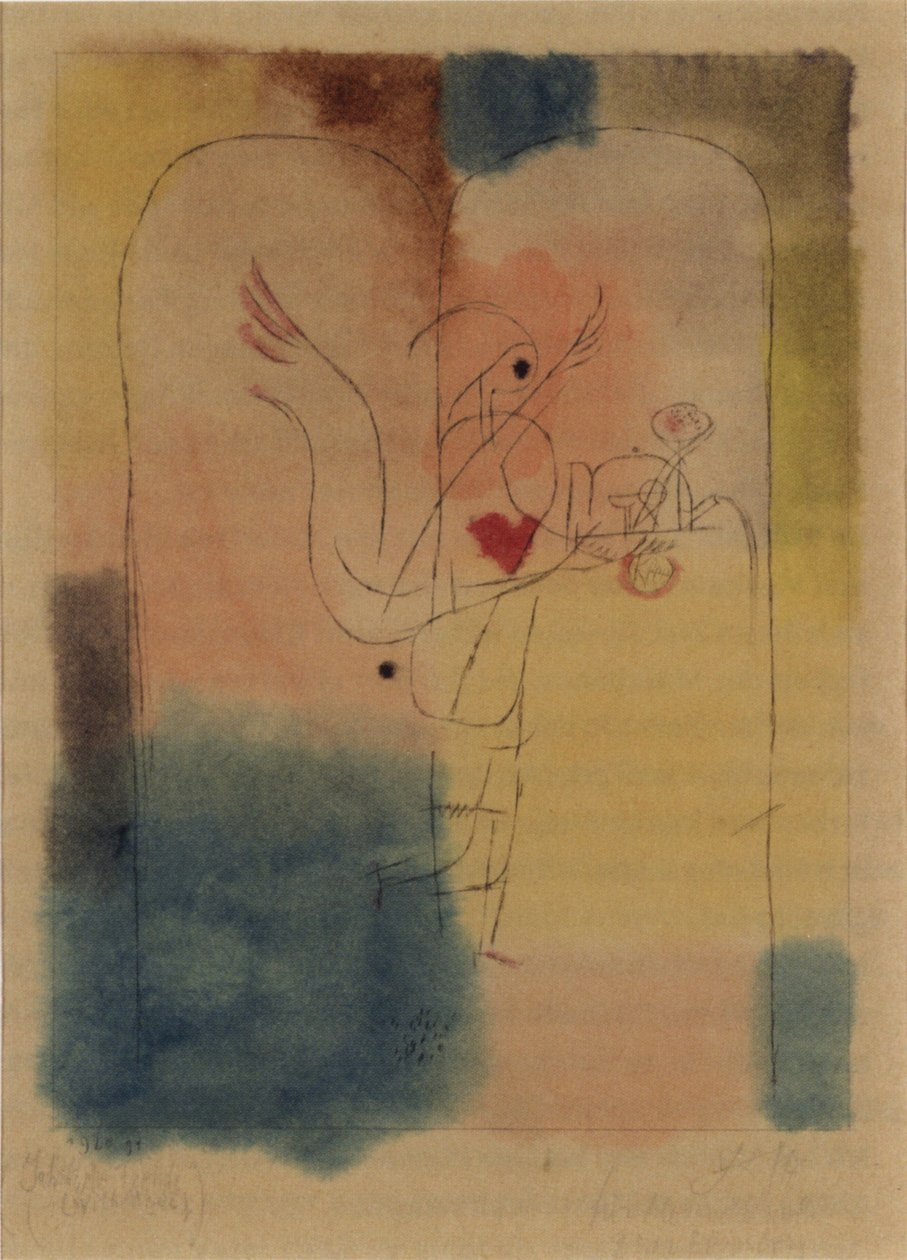 Melek istediğini getirir by Paul Klee