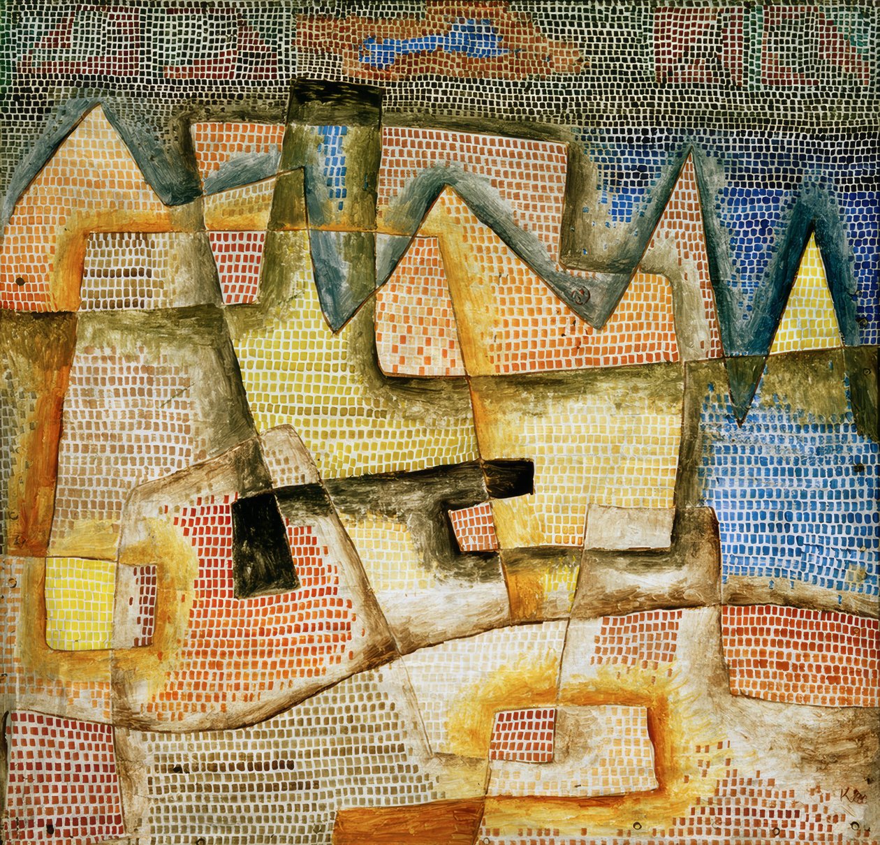 Kayalık sahil by Paul Klee