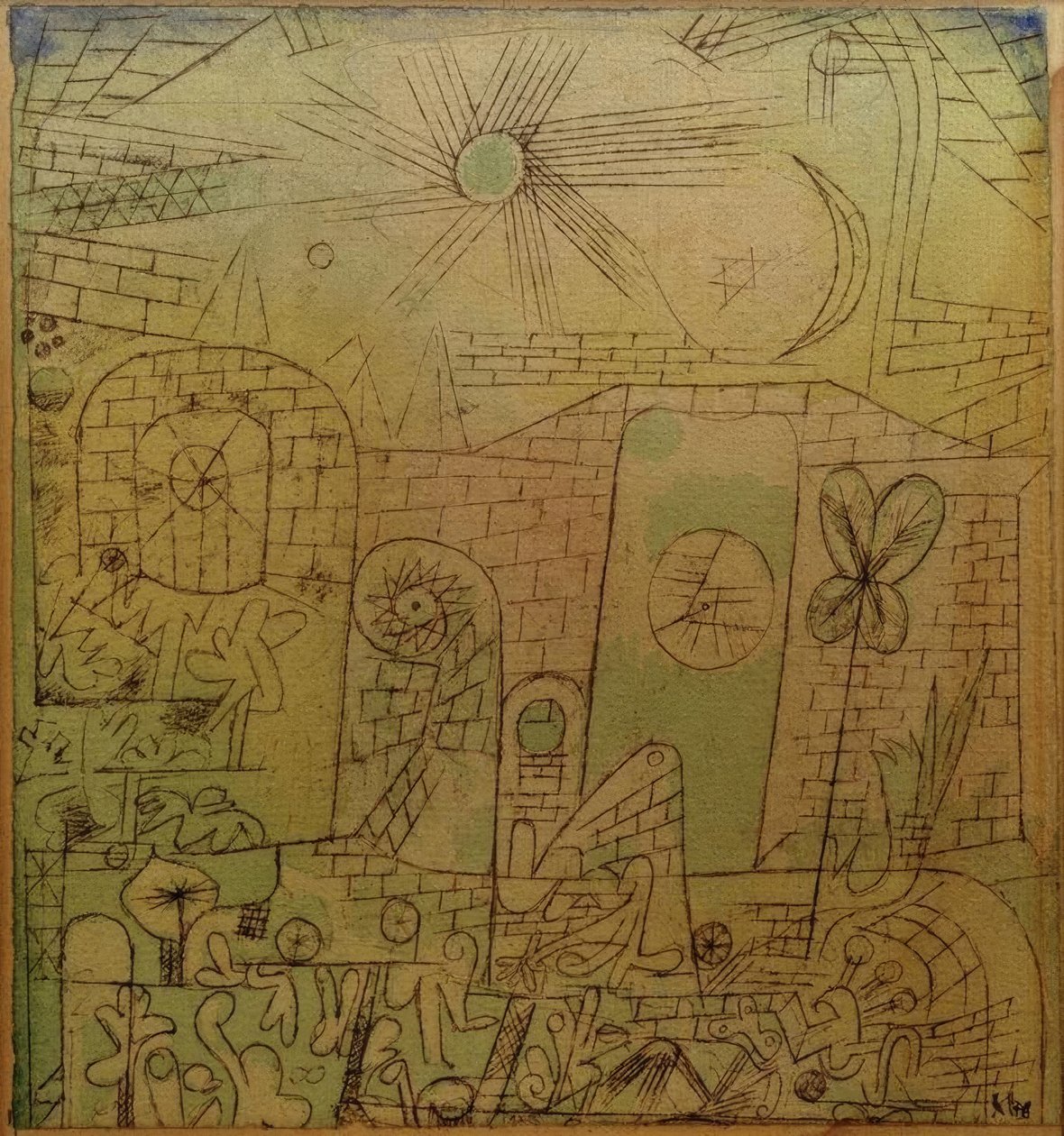 Bahar güneşi by Paul Klee