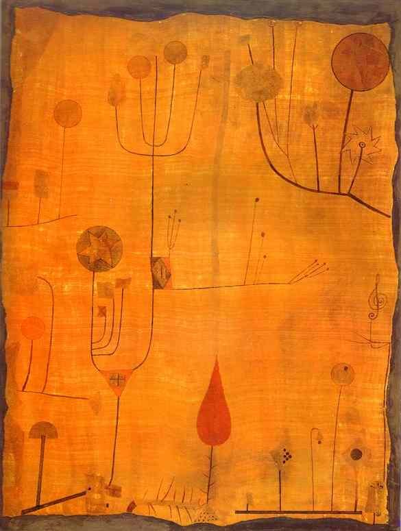 Kırmızı Meyveler by Paul Klee