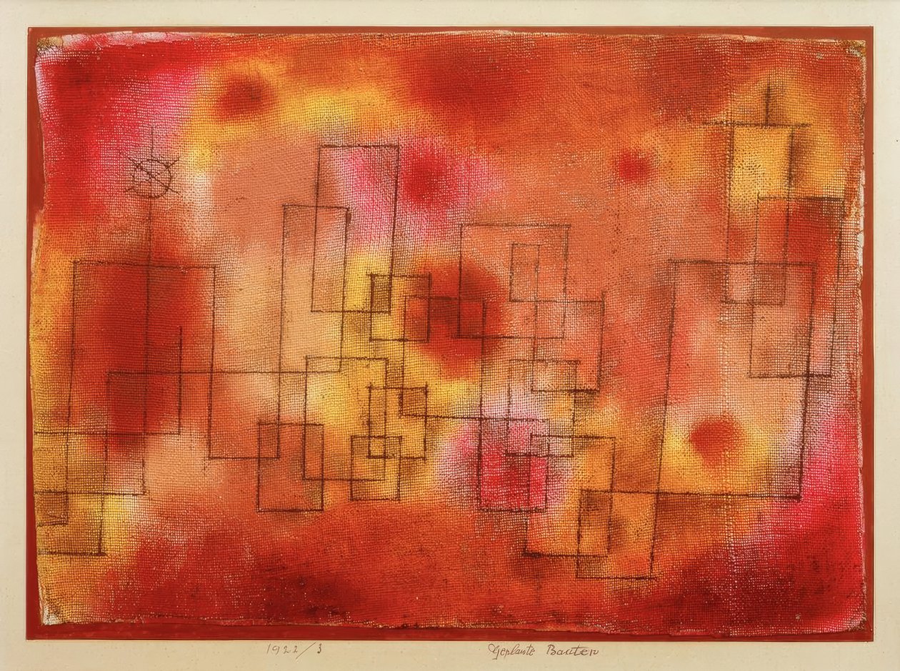 Planlanan binalar by Paul Klee