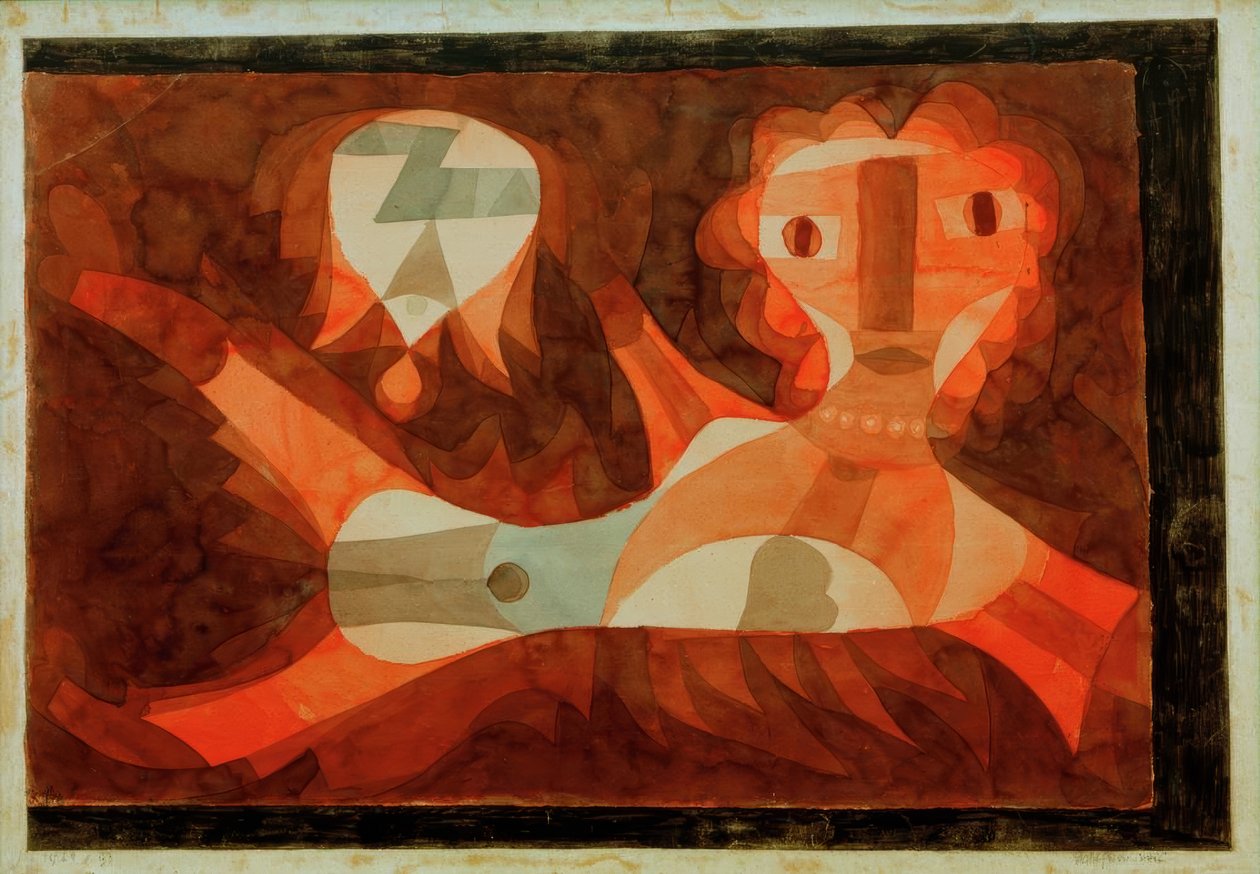 Japon balığı kadın by Paul Klee