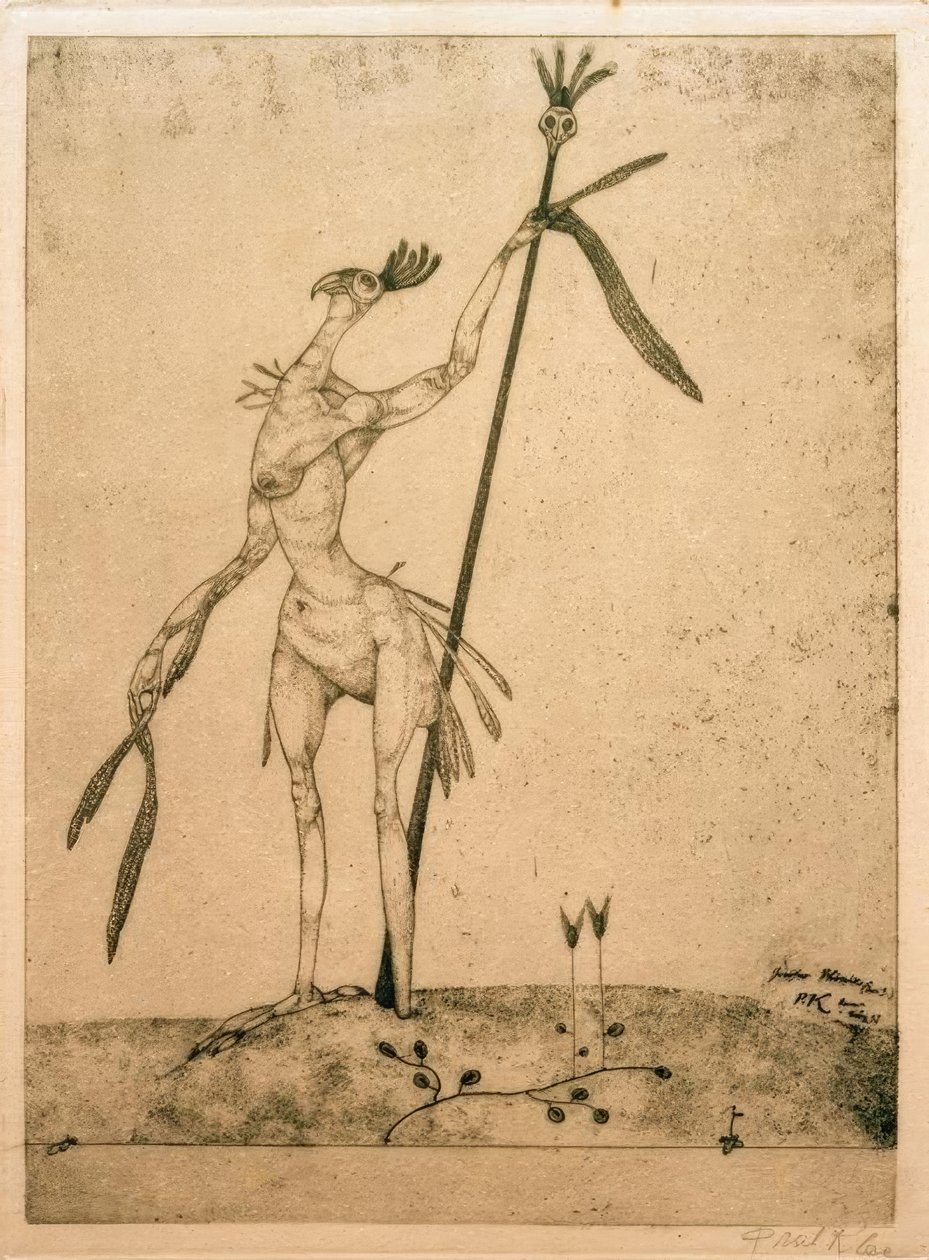 eski anka kuşu by Paul Klee