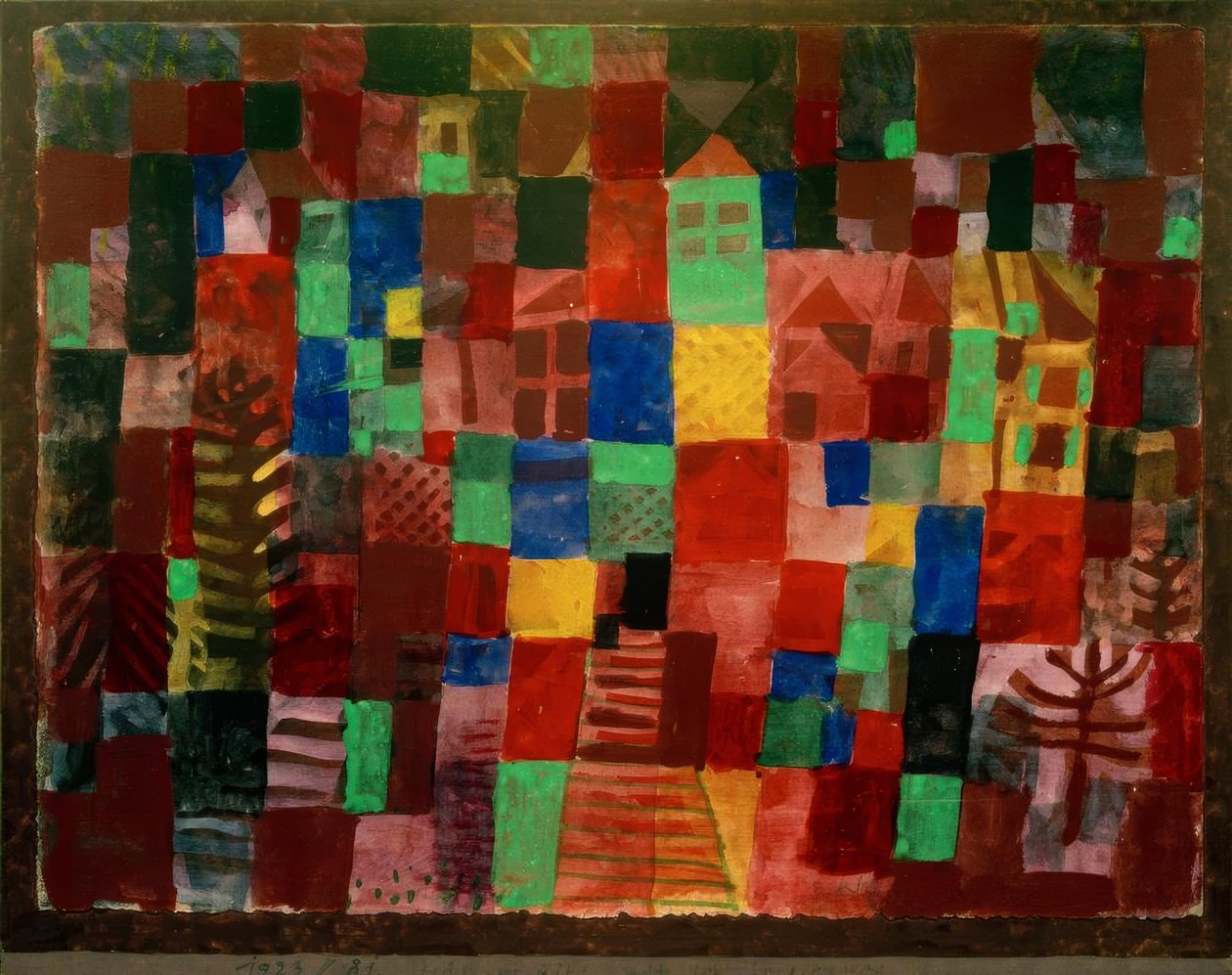 Merdivenli evler by Paul Klee