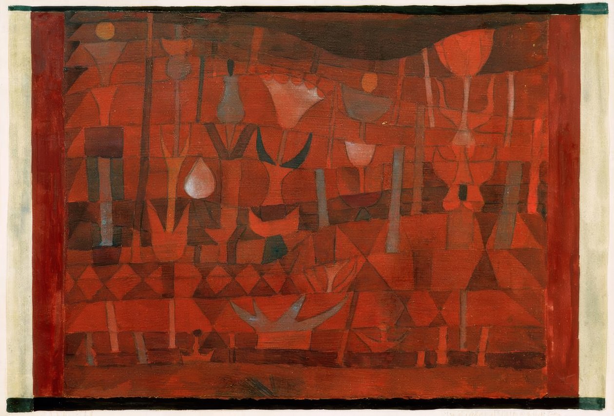 Hint çiçek bahçesi by Paul Klee